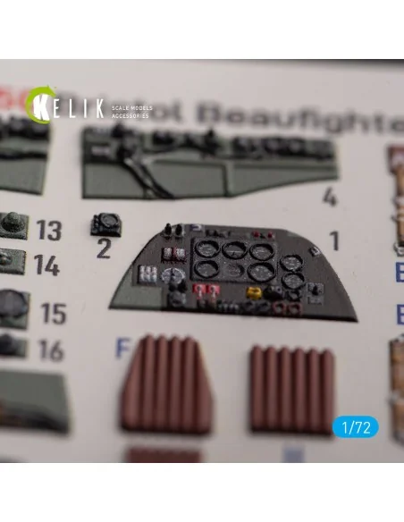 [NO_DESC] Bristol Beauhfighter TF.X - interior 3D decals for Airfix...