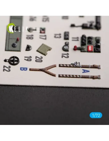 Bristol Beaufort Mk.1 - interior 3D decals for Airfix kit, 1/72 - K...