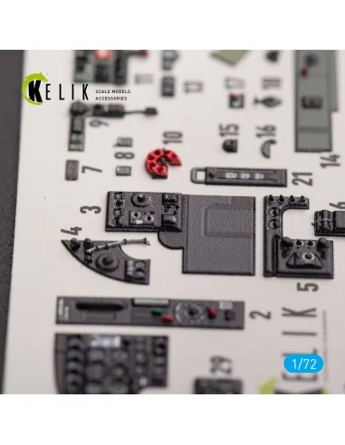 Bristol Beaufort Mk.1 - interior 3D decals for Airfix kit, 1/72 - K...
