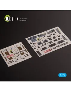 [NO_DESC] F-14B - interior 3D decals for GWH kit, 1/72 - Kelik K72152