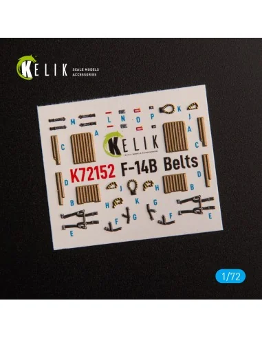 F-14B - interior 3D decals for GWH kit, 1/72 - Kelik K72152