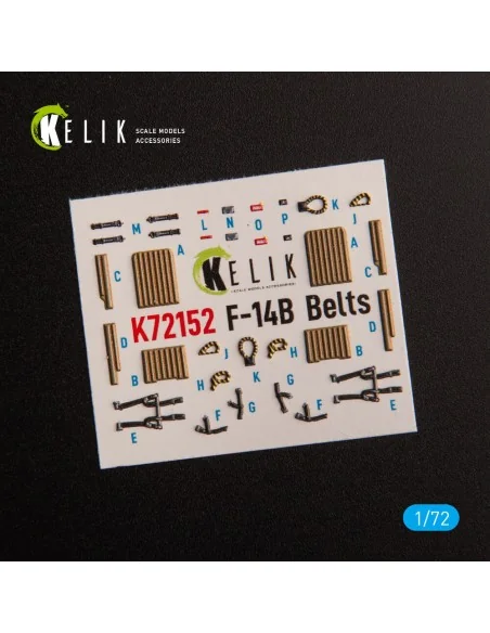 F-14B - interior 3D decals for GWH kit, 1/72 - Kelik K72152