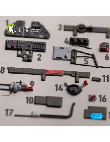[NO_DESC] P-40K - interior 3D decals for Special Hobby kit, 1/72 - ...