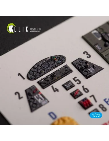 TBM-3E - interior 3D decals for Hobby 2000/Hasegawa kit, 1/72 - Kel...