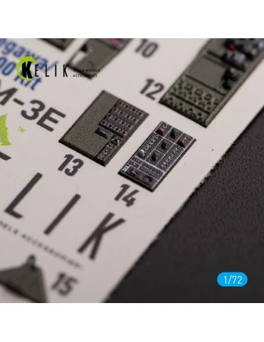 TBM-3E - interior 3D decals for Hobby 2000/Hasegawa kit, 1/72 - Kel...