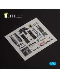 OA-10A Thunderbolt - interior 3D decals for Italeri kit, 1/72 - Kel...