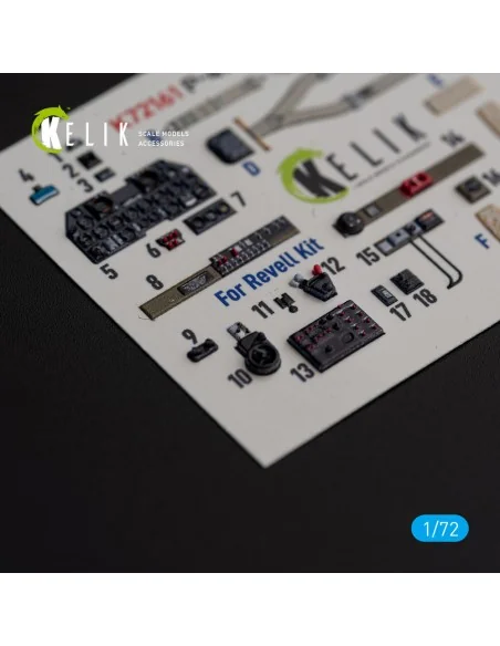 [NO_DESC] P-47M Thunderbolt- interior 3D decals for Revell kit, 1/7...