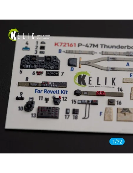 [NO_DESC] P-47M Thunderbolt- interior 3D decals for Revell kit, 1/7...