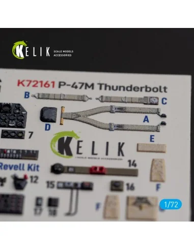 P-47M Thunderbolt- interior 3D decals for Revell kit, 1/72 - Kelik ...
