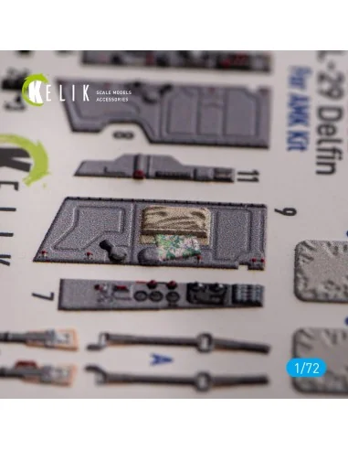 L-29 Delfin - interior 3D decals for AMK kit, 1/72 - Kelik K72162