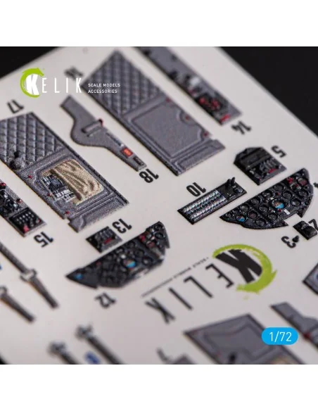 [NO_DESC] L-29 Delfin - interior 3D decals for AMK kit, 1/72 - Keli...