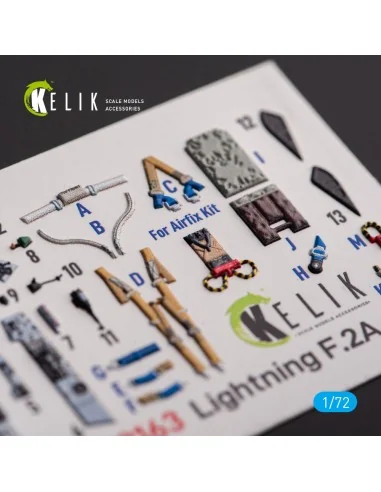 [NO_DESC] F.2A Lighting - interior 3D decals for Airfix kit, 1/72 -...