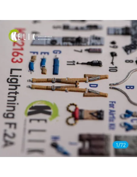 [NO_DESC] F.2A Lighting - interior 3D decals for Airfix kit, 1/72 -...