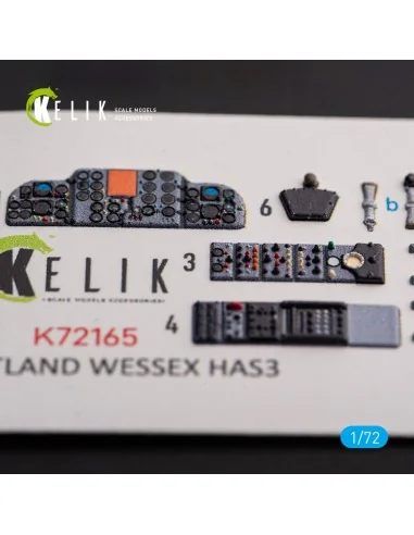 Westland Wessex HAS.3 - interior 3D decals for Italeri kit, 1/72 - ...