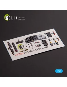 OV-1A/JOV-1A MOHAWK - interior 3D decals for ClearProp kit, 1/72 - ... 2