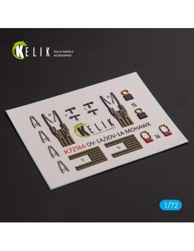 OV-1A/JOV-1A MOHAWK - interior 3D decals for ClearProp kit, 1/72 - ...
