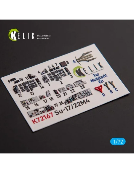 SU-17M4P/22M4 - interior 3D decals for ModelSvit kit, 1/72 - Kelik ...