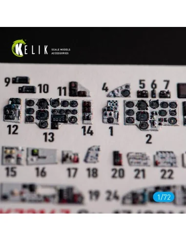 SU-17M4P/22M4 - interior 3D decals for ModelSvit kit, 1/72 - Kelik ...