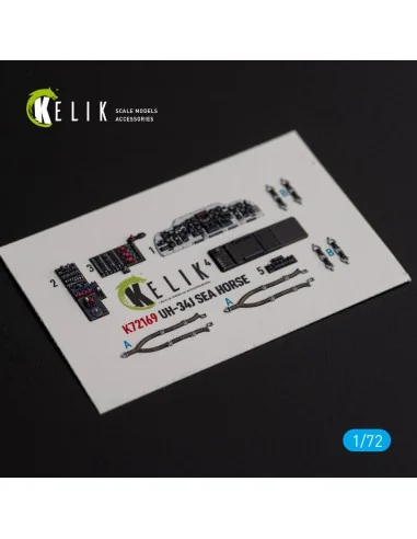 [NO_DESC] UH-34J SEA HORSE - interior 3D decals for Italeri kit, 1/...
