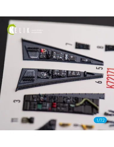 F-117A NIGHTHAWK - interior 3D decals for Academy kit, 1/72 - Kelik...