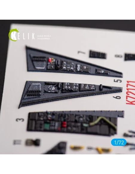 F-117A NIGHTHAWK - interior 3D decals for Academy kit, 1/72 - Kelik...