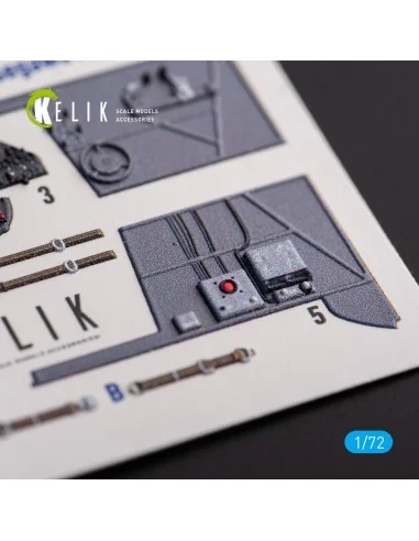 Morane-Saulnier M.S.406 - interior 3D decals for Hobby 2000/Hasegaw...