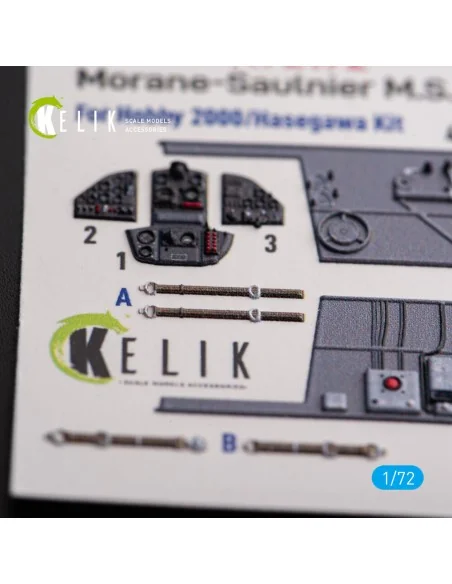 [NO_DESC] Morane-Saulnier M.S.406 - interior 3D decals for Hobby 20...