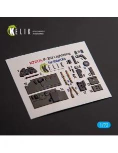 ?-38J Lightning - interior 3D decals for Italeri/Academy kit, 1/72 ...