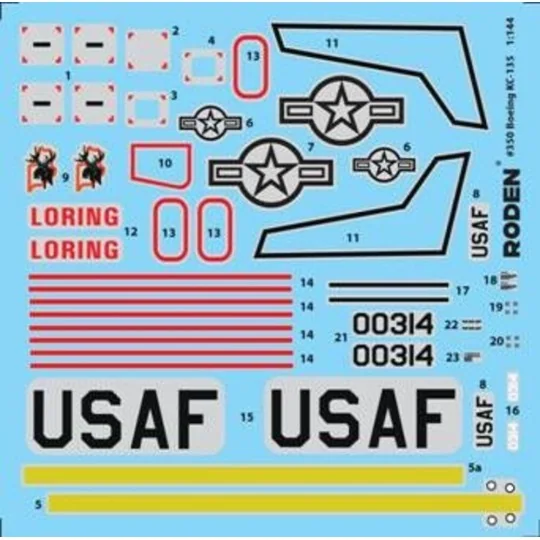 Boeing KC -135, 1/144 - Roden 350