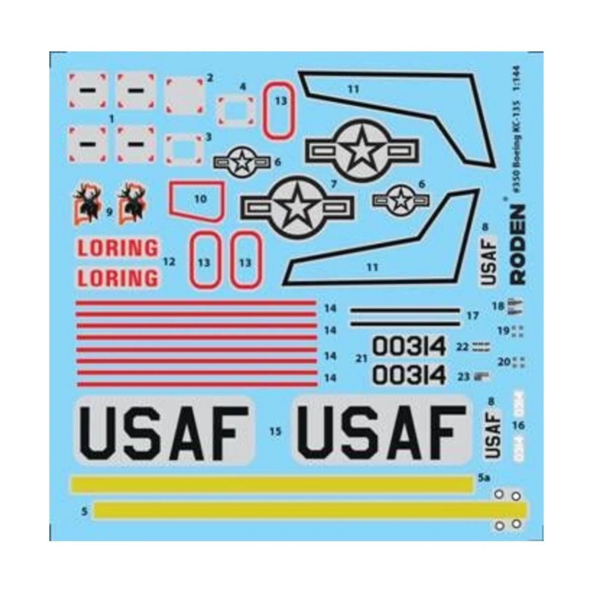 Boeing KC -135, 1/144 - Roden 350