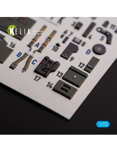 ?-38J Lightning - interior 3D decals for Italeri/Academy kit, 1/72 ...