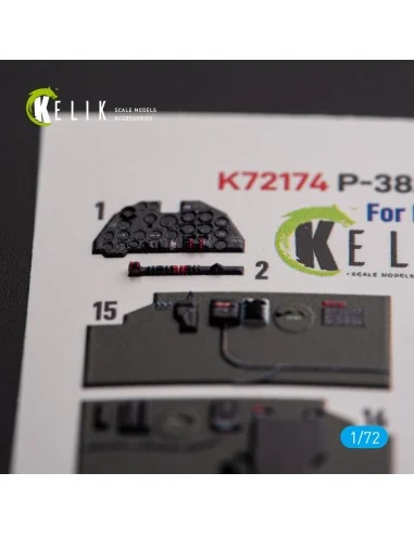 ?-38J Lightning - interior 3D decals for Italeri/Academy kit, 1/72 ...