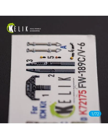 [NO_DESC] FW-189C/V-6 - interior 3D decals for ICM kit, 1/72 - Keli...