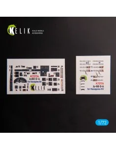 Ju88 G-6 - interior 3D decals for Hasegawa kit, 1/72 - Kelik K72176