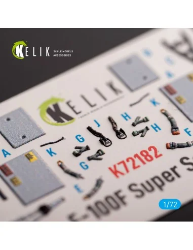 [NO_DESC] F-100F - interior 3D decals for Trumpeter kit, 1/72 - Kel...