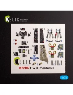 [NO_DESC] F-4B Phantom - interior 3D decals for FineMolds kit, 1/72...