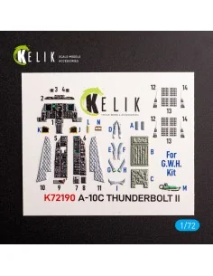 [NO_DESC] A-10C Thunderbolt II - interior 3D decals for GWH kit, 1/...
