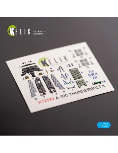 A-10C Thunderbolt II - interior 3D decals for GWH kit, 1/72 - Kelik...