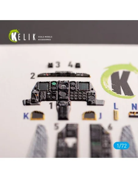 A-10C Thunderbolt II - interior 3D decals for GWH kit, 1/72 - Kelik...