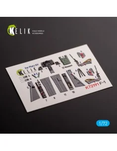 F-1 Support Fighter - interior 3D decals for Platz kit, 1/72 - Keli... 2