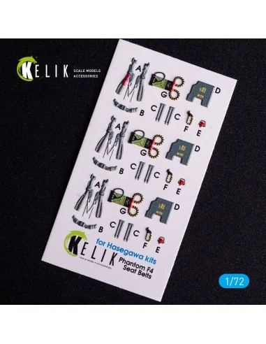 RF-4B - interior 3D decals for Hasegawa kit, 1/72 - Kelik K72068