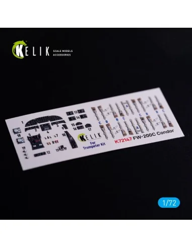 FW-200C Condor - interior 3D decals for Trumpeter kit, 1/72 - Kelik...