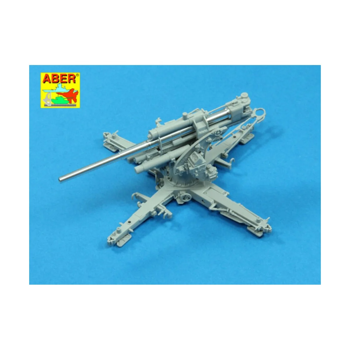 German 88mm L/56 single-piece barrel for Flak 18/37 - Aber Models 4...