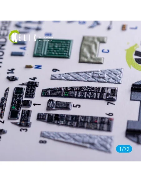 [NO_DESC] A-10C - interior 3D decals for Hasegawa kit, 1/72 - Kelik...