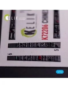 Z-10 Chinese - interior 3D decals for HobbyBoss kit, 1/72 - Kelik K... 2
