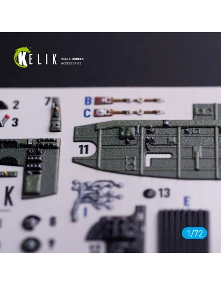 Bristol Bleninheim Mk.1 - interior 3D decals for Airfix kit, 1/72 -...