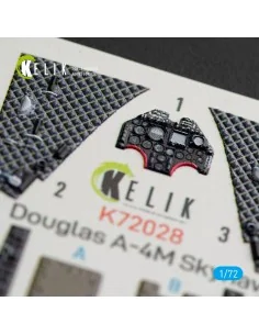 A-4M Skyhawk interior 3D decals for Fujimi/Hobby 2000 kit, 1/72 - K... 2