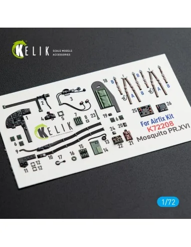 [NO_DESC] Mosquito PR.XVI - interior 3D decals for Airfix kit, 1/72...