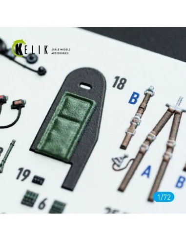 Mosquito PR.XVI - interior 3D decals for Airfix kit, 1/72 - Kelik K...