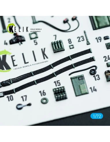Mosquito PR.XVI - interior 3D decals for Airfix kit, 1/72 - Kelik K...